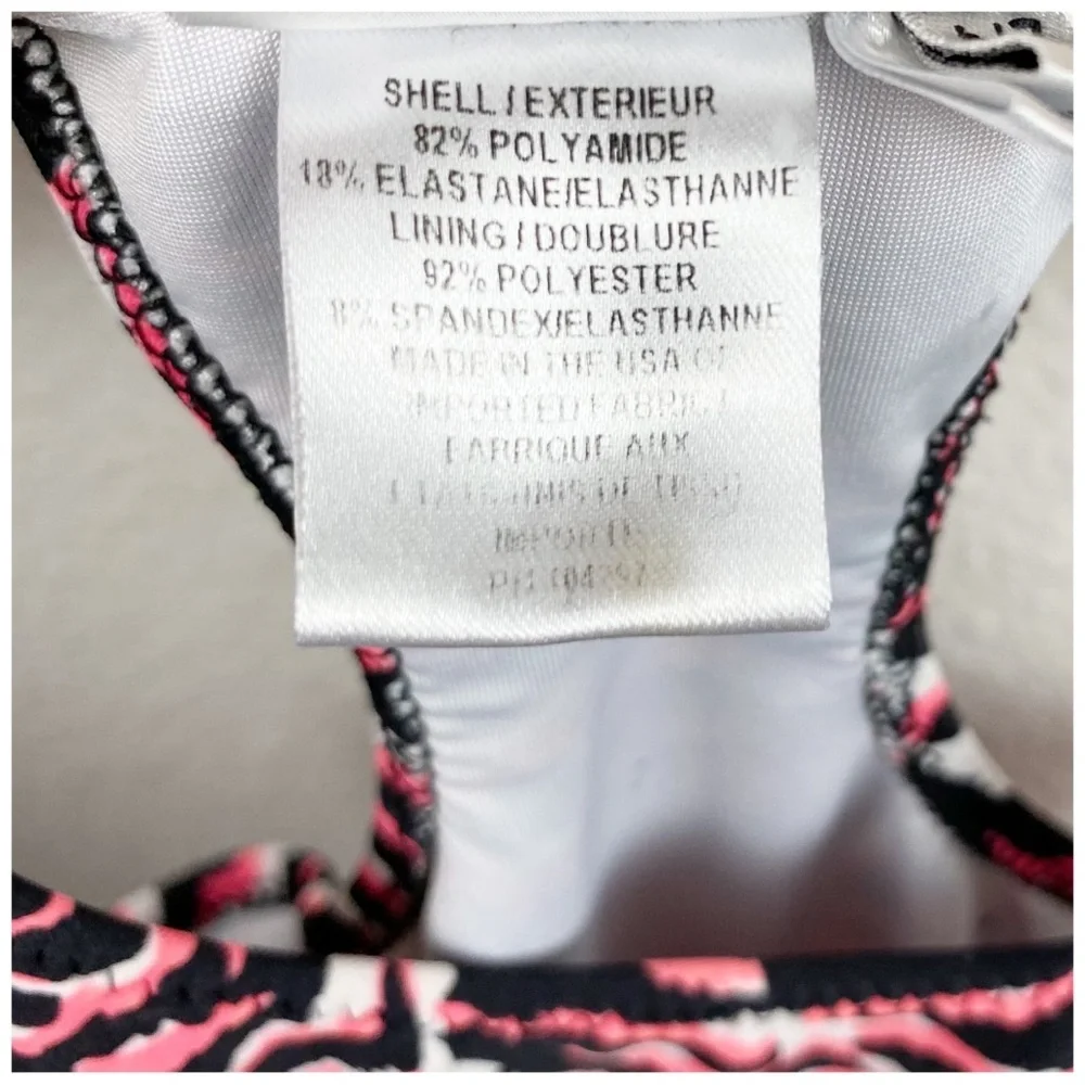 Milly Minis Pink Zebra Print Swimsuit and Coverup -‎ 6/7